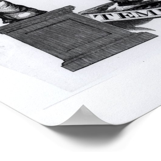 Bevrijdingstempel, 1834 poster (Hoek)