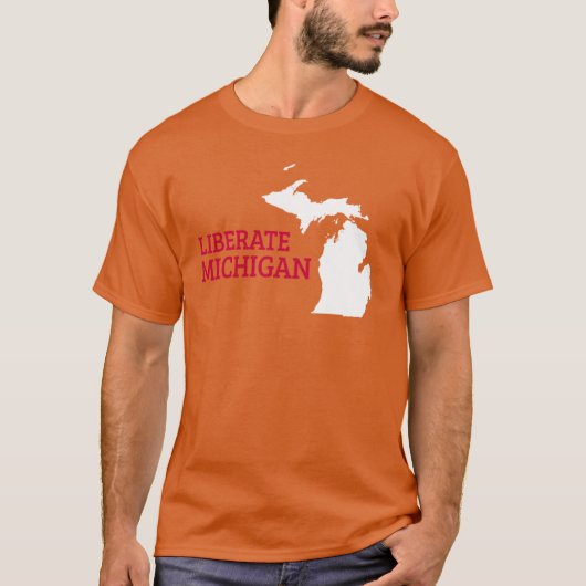 Bevrijdt Michigan 3 T-shirt (Voorkant)