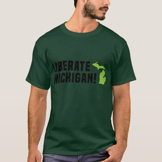 Bevrijdt Michigan T-shirt (Voorkant)