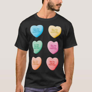 Bevrijdt u mijn Palestina Snoep hart Sticker T-shirt