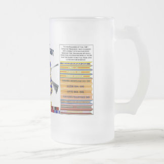 Bevroren 108e infanterieplan Beer Stein Matglas Bierpul
