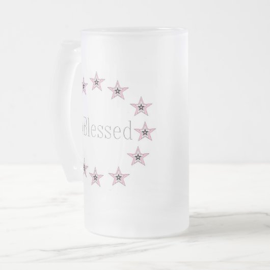 Bevroren 16 oz Frosted Glass Mok art door JShao (Voorkant links)