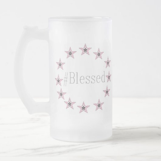 Bevroren 16 oz Frosted Glass Mok art door JShao (Links)