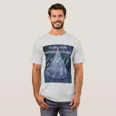 Bevroren aardformatie bij zonsondergang t-shirt (Voorkant volledig)