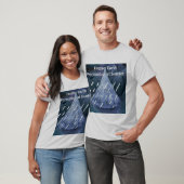 Bevroren aardformatie bij zonsondergang t-shirt (Unisex)