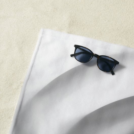 Bevroren: Abstract grijs, wit & zwart Strandlaken (In situ)