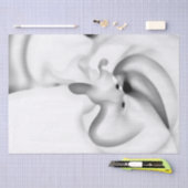 Bevroren: Abstract grijs, wit & zwart Tissuepapier (Craft)