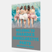 Bevroren Acrylaat Strand Bruidsfeest Verwelkomings Acryl Bord (Hoek)