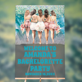 Bevroren Acrylaat Strand Bruidsfeest Verwelkomings Acryl Bord