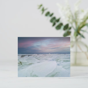 Bevroren Arctisch Landschapsfotografie Winter Na Briefkaart