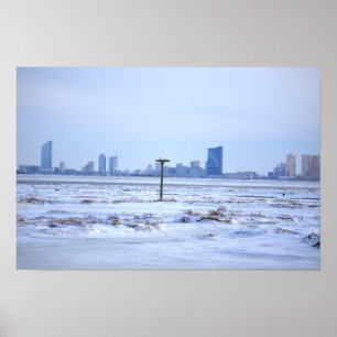Bevroren Atlantische Oceaan Foto Poster