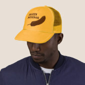 Bevroren bananen trucker pet (In situ)