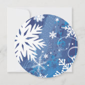 Bevroren Bar Bat Mitzvah Escort Zitplaats Kaart (Achterkant)