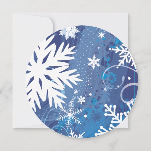 Bevroren Bar Bat Mitzvah Escort Zitplaats Kaart (Achterkant)