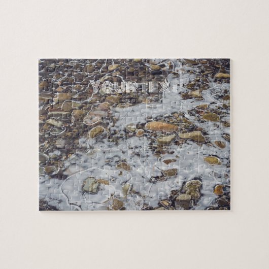 Bevroren bergstroom legpuzzel (Horizontaal)