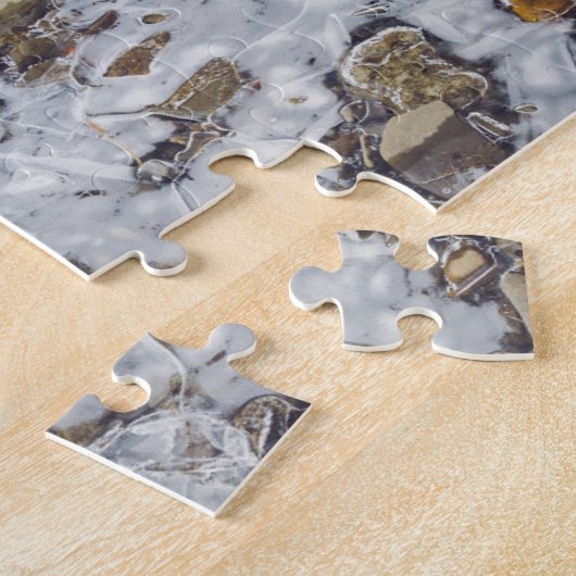 Bevroren bergstroom legpuzzel (Zijkant)