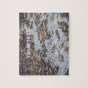 Bevroren bergstroom legpuzzel