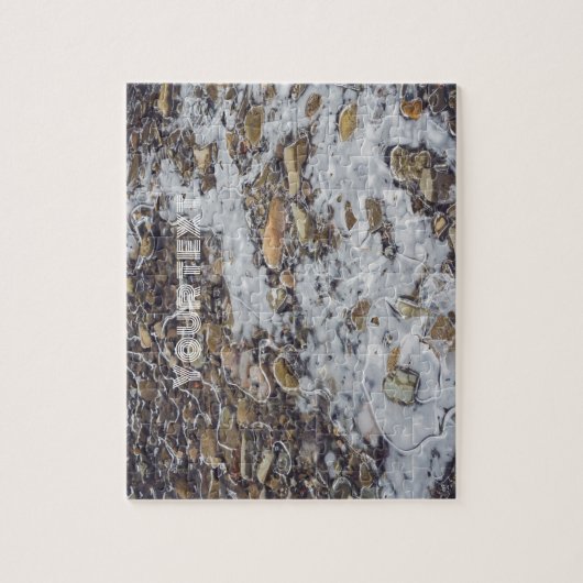 Bevroren bergstroom legpuzzel (Verticaal)