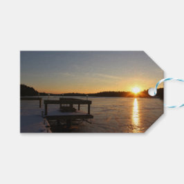 Bevroren Bezinning Cadeaulabel