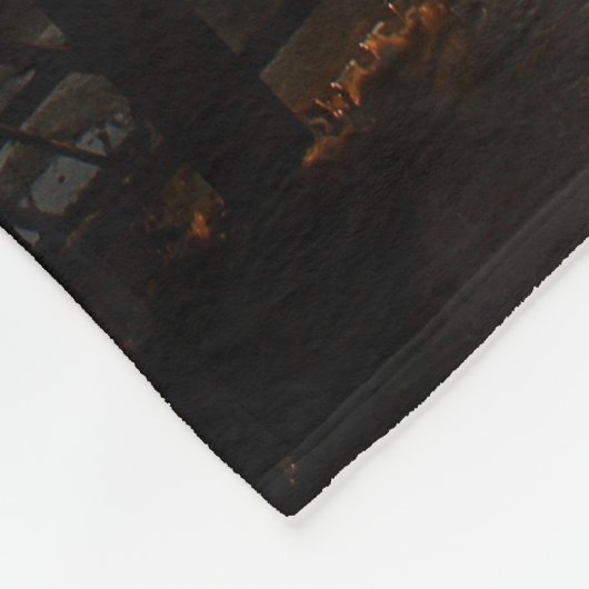 Bevroren Bezinning Fleece Deken (Hoek)