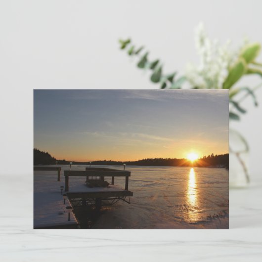 Bevroren Bezinning Kaart (Staand voorkant)