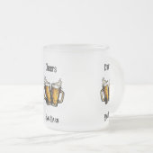 Bevroren Bierpul Matglas Koffiemok (Voorkant rechts)