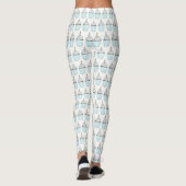 Bevroren Birthday Cupcake Cake Sprinkles Candle Leggings (Achterkant)