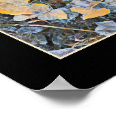 Bevroren bladeren poster (Hoek)