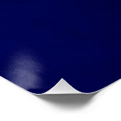Bevroren Blauw 20" x 20", Poster papier (Halfglans (Hoek)