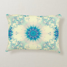 Bevroren, blauw winterpatroon van Snowflake Accent Kussen