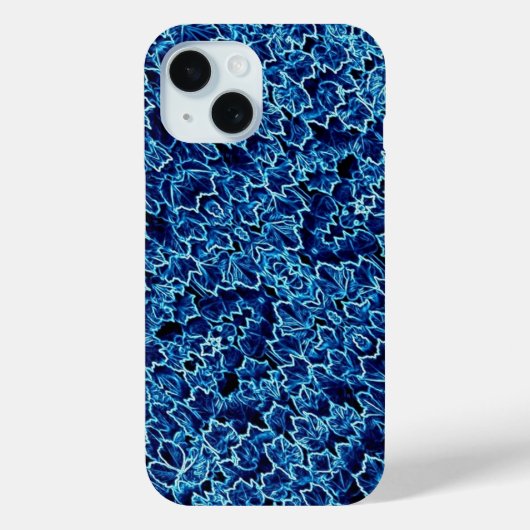 Bevroren Blauwe Klimop Case-Mate iPhone Case (Achterkant)