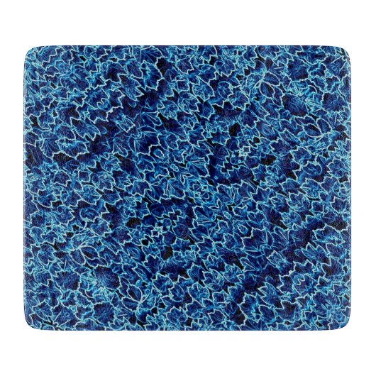 Bevroren Blauwe Klimop Cool Snijplank (Voorkant)
