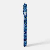 Bevroren Blauwe Klimop iPhone 15 Case (Linkerkant)