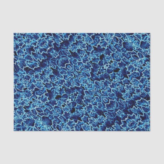 Bevroren Blauwe Klimop  Tissuepapier (Voorkant)