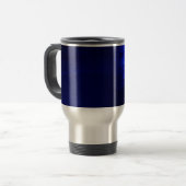 Bevroren Blauwe RVS 450 ml Reisbeker (Voorkant links)