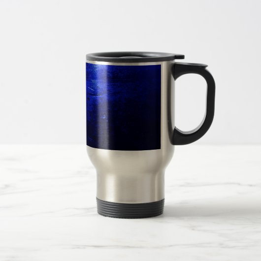 Bevroren Blauwe RVS 450 ml Reisbeker (Rechts)