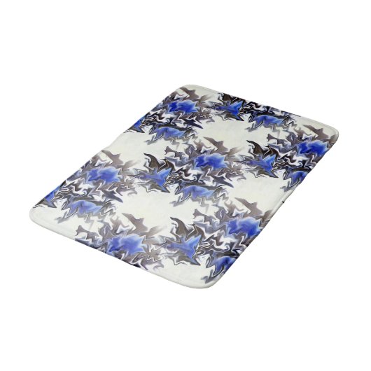 Bevroren bloemen....... badmat (Gekanteld)