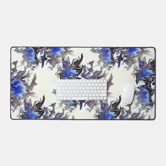 Bevroren bloemen....... bureaumat (Keyboard & Muis)