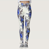 Bevroren bloemen....... leggings (Voorkant)