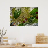 Bevroren Bloesems Poster (Keuken)