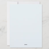 Bevroren bomen en een majestueuze kathedraal feestdagenkaart (Achterkant)