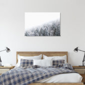 Bevroren bos canvas afdruk (Insitu (Slaapkamer))