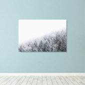 Bevroren bos canvas afdruk (Insitu (Houten vloer))
