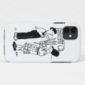 Bevroren buizen - Plumber helpt Man met Bagpipes Case-Mate iPhone Case (Achterkant (horizontaal))