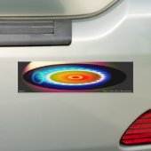 bevroren creatie bumpersticker (Op auto)