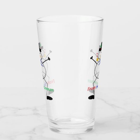 "Bevroren de Snowman" Drink glas
