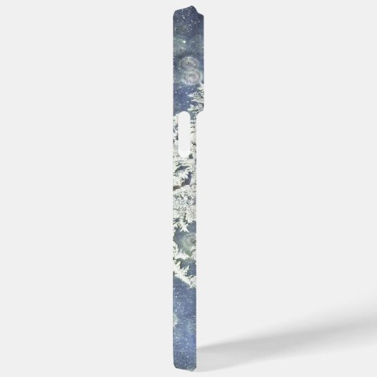 Bevroren diepvriesschilfers Blauwe macroNatuur Fot Case-Mate iPhone Case (Achterkant / Rechts)