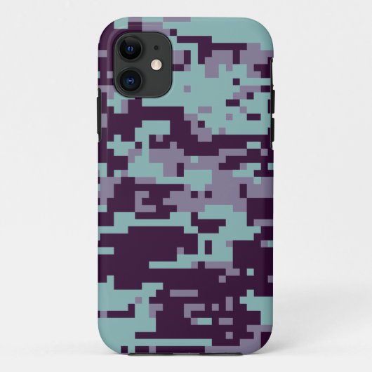 Bevroren digitale camouflagepatroon Case-Mate iPhone case (Achterkant)