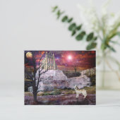 Bevroren door Moonlight Briefkaart (Staand voorkant)