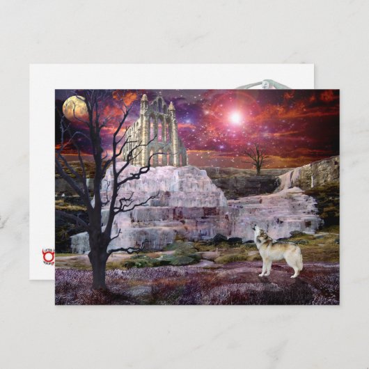 Bevroren door Moonlight Briefkaart (Voorkant / Achterkant)